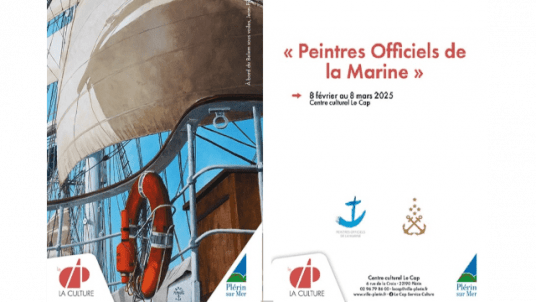 PEINTRES OFFICIELS DE LA MARINE - EXPOSITION À PLÉRIN JUSQU’AU 8 MARS 2025